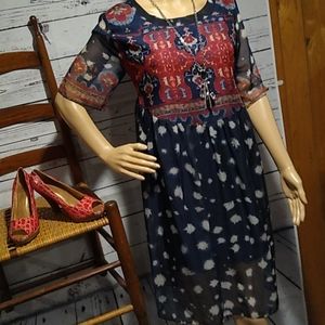 Nwot darling dress babydoll style, poly. Xxl